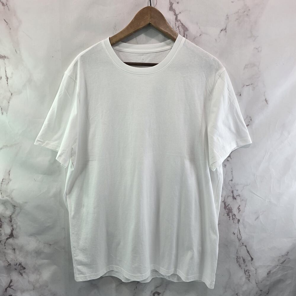 Everlane T Shirt Mens Large White Short Sleeve Crew Organic Cotton Premium - Picture 1 of 9